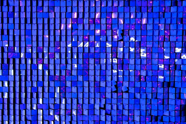 Shiny texture Blue sparkling glitter sequins great background for your design