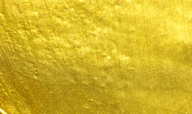 Shiny yellow leaf gold foil texture