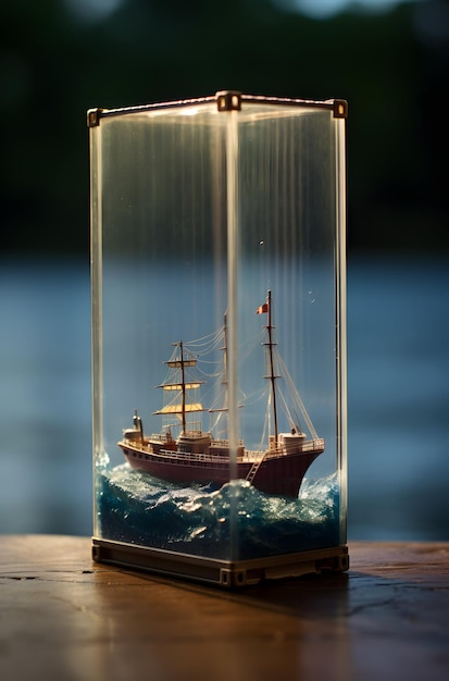 Photo ship diorama