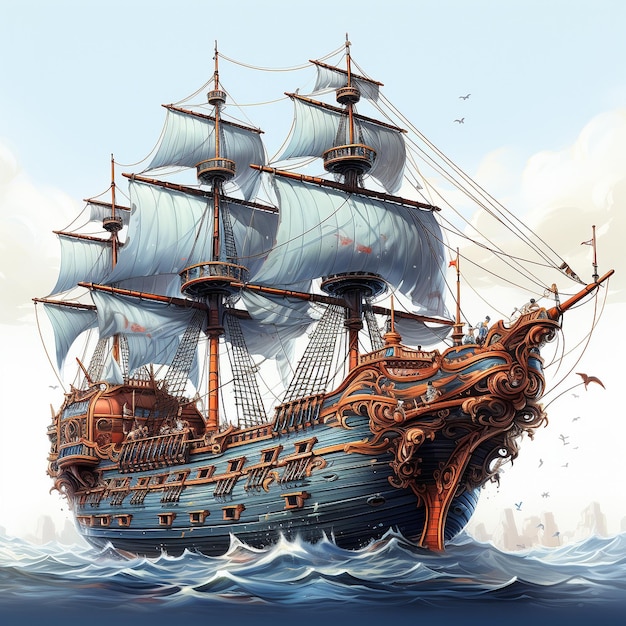 Ship illustration