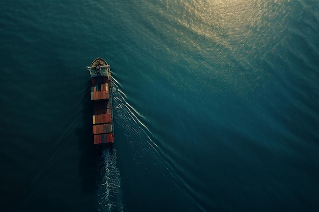 Photo a ship with a colorful cover and a person on the side of it