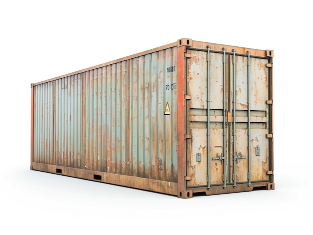 Shipping containers viewed from the side isolated on a white background nikon camera