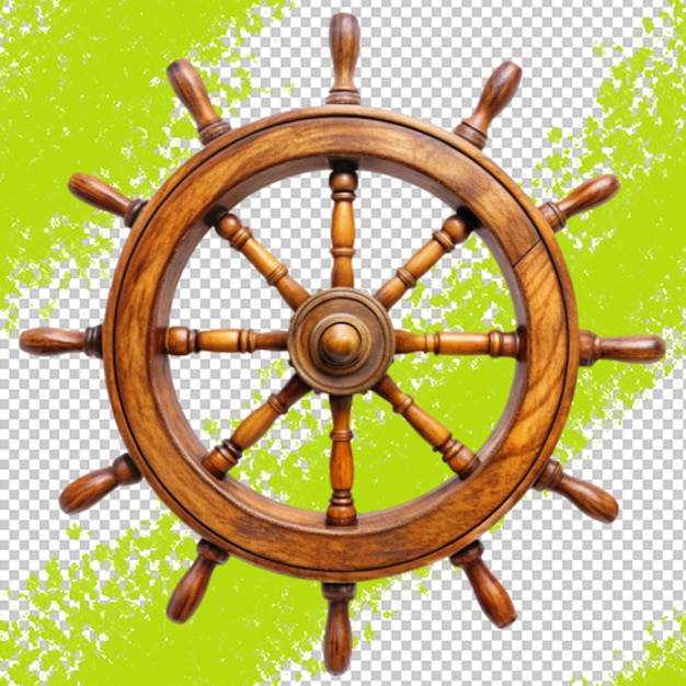 Ships wheel transparent background