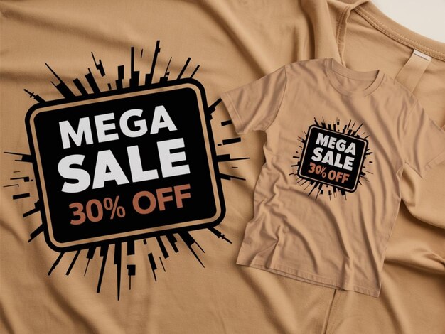 a shirt that has the word super sale on it