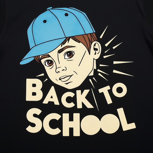 Photo a shirt that says back to school with the words back to school on it