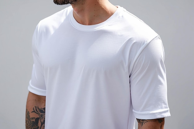 Photo shirt tshirt sleeve white