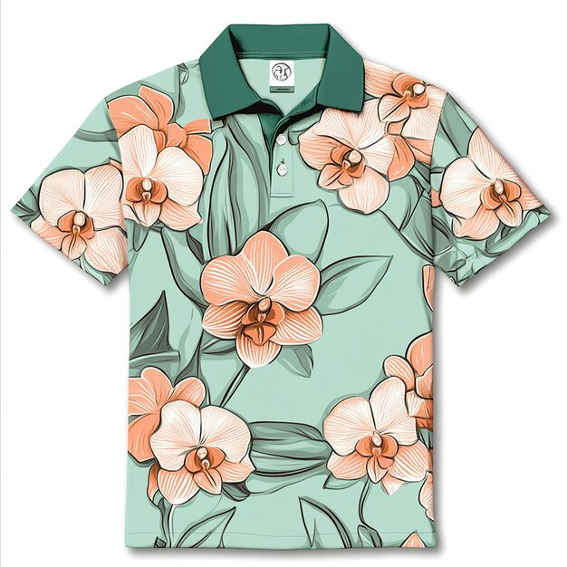 Photo a shirt with a green shirt that says hibiscus on it