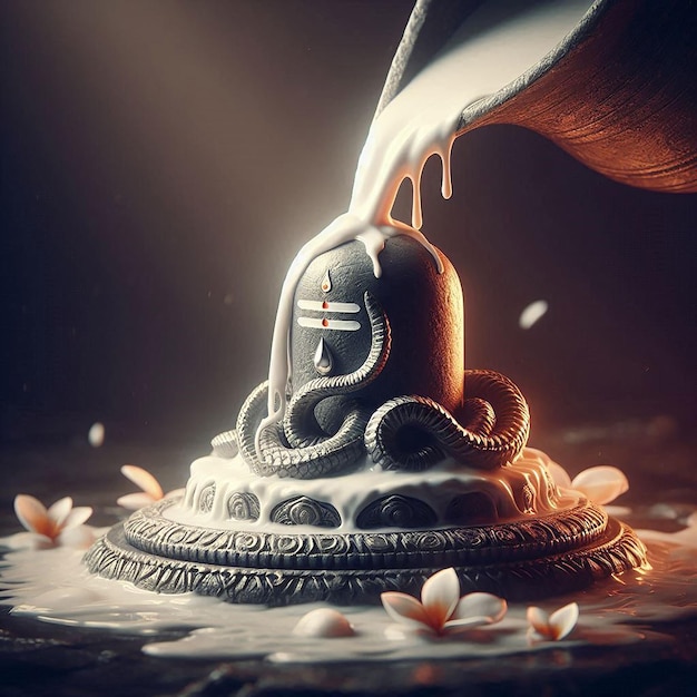 Photo shiv ling background image for shivratri