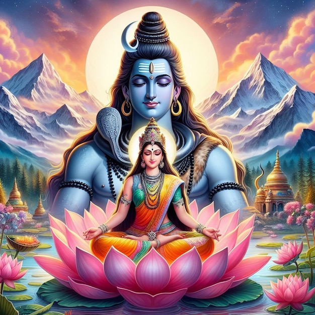 Shiva Parvati image