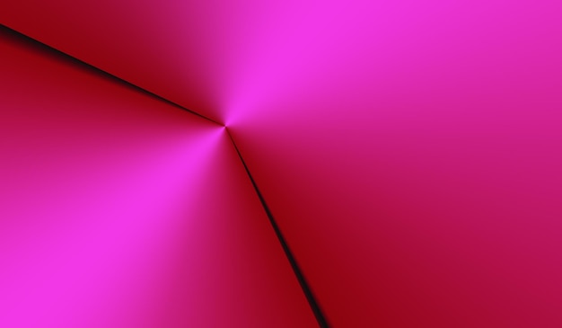 shocking pink metallic paper fold abstract background