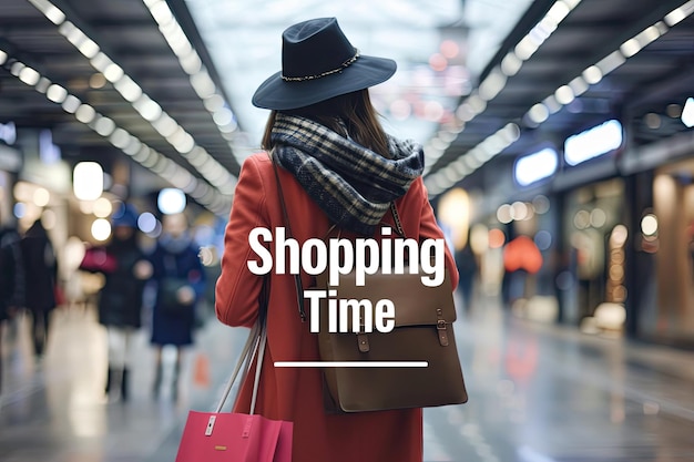 Shop in Style Shopping Time Template