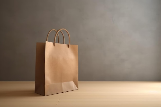 Shopping bag paper Generate Ai