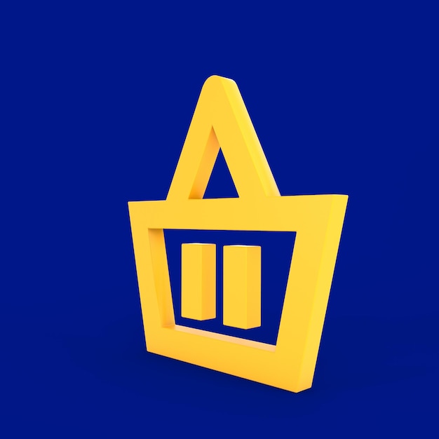 Shopping Basket Icon Right Side