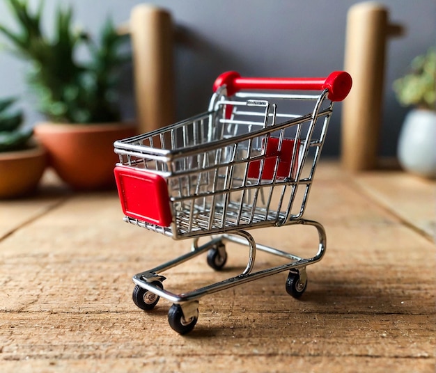 Shopping cart miniature