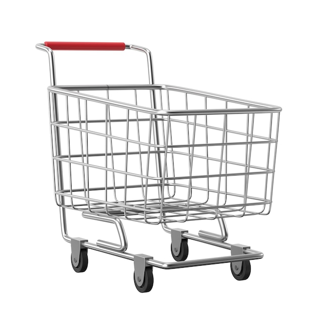 Shopping cart Shopping basket 3D element