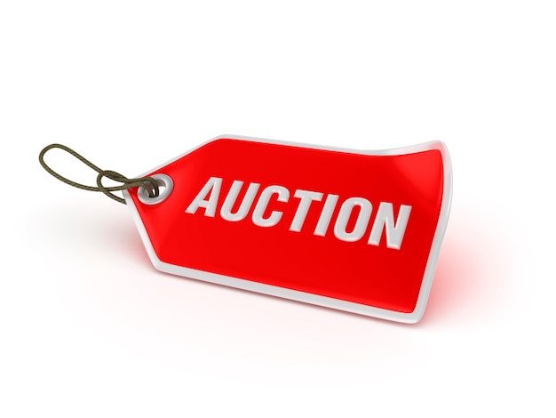 Shopping Price Tag AUCTION