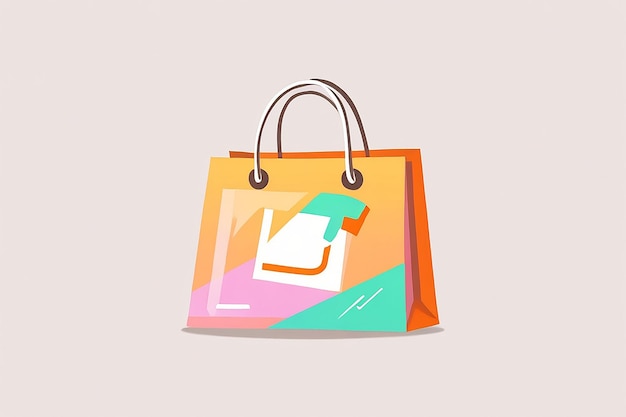 Shopping Store Retail Bag Logo Vector Design