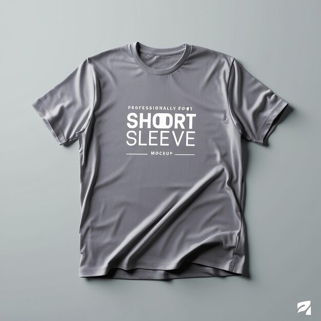 Photo short sleeve t shirt mockup