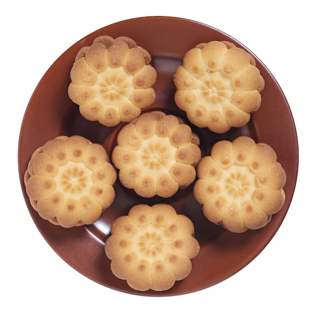 Shortbread cookies on a plate