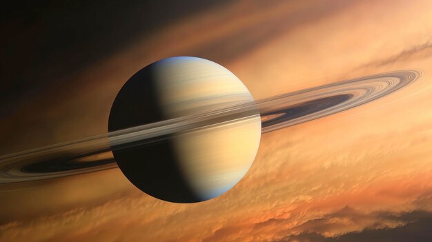 A shot of Saturn39s southern hemisphere showing the planet39s cloud bands and atmospheric dynamics