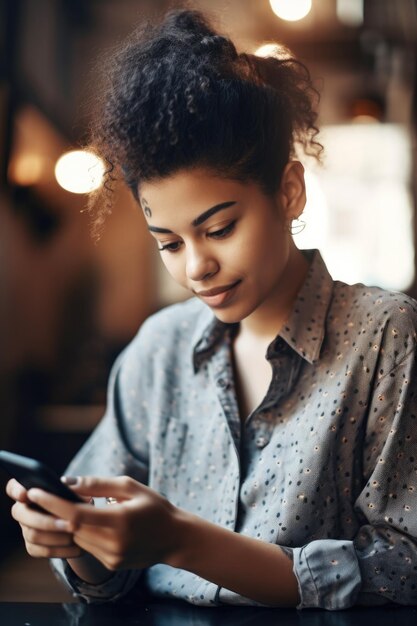 Shot of a young woman using her smartphone to make online payments