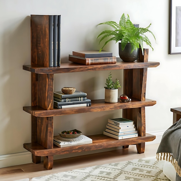 showcasing neatly arranged books