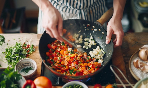 Showcasing the Process of Creating a Delicious Dish