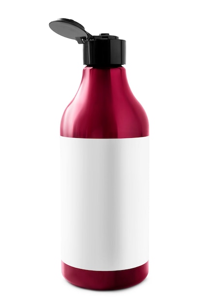 Shower gel bottle isolated