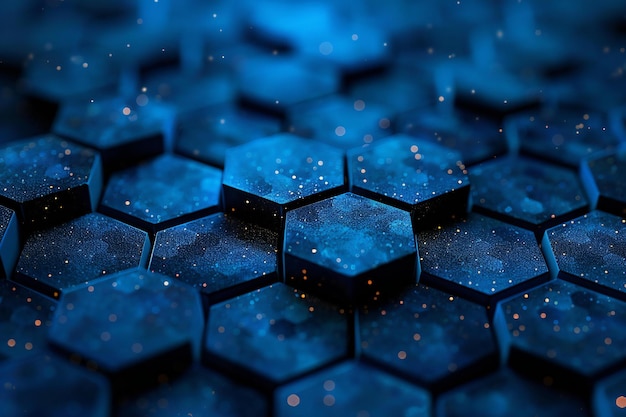 showing Blue background with dark blue hexagon pattern illustration dark color backgrounds beauti