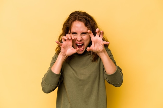 Photo showing claws imitating a cat aggressive gesture