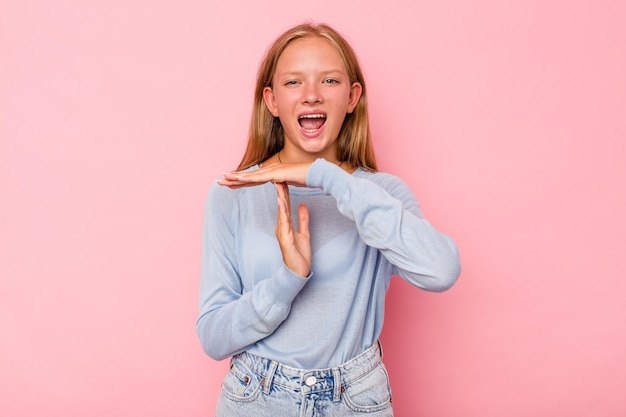 Showing a timeout gesture