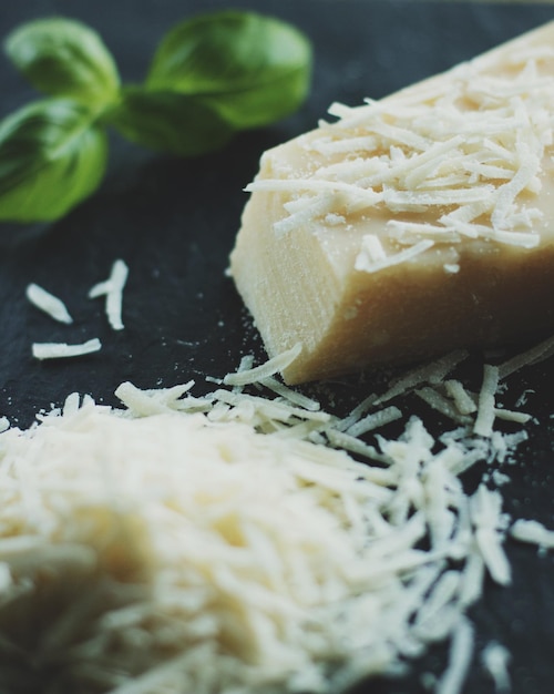 Shredded parmesan cheese