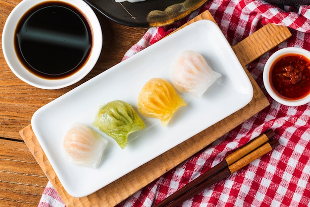 Shrimp dumplings, popular Dim Sum in china