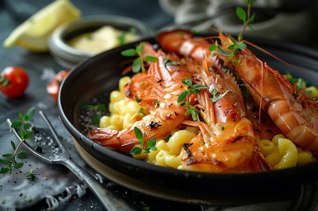 Shrimp Pasta with Lemon and Thyme