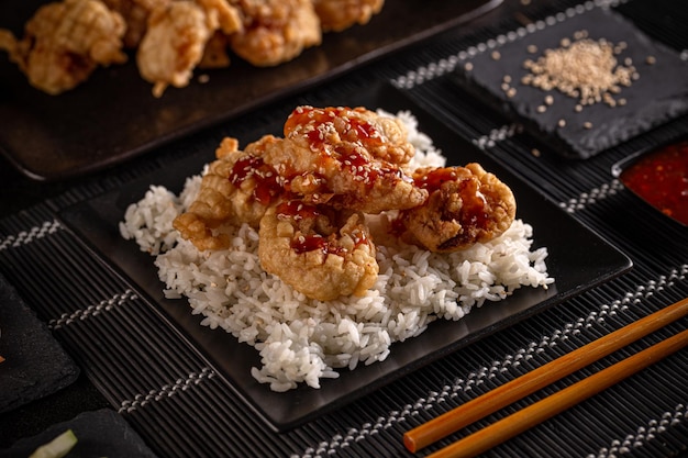 Shrimp tempura battered