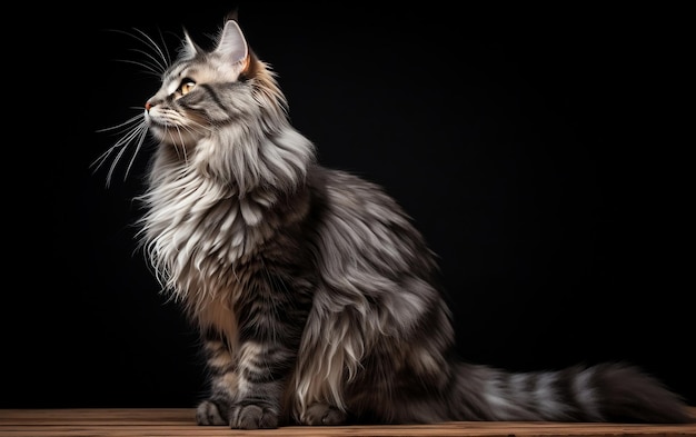 Siberian Cat Striking Advertising Photography Generative AI