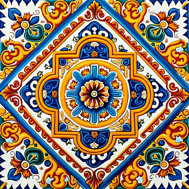 Sicilian tile pattern