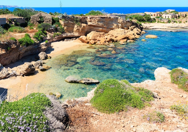 Sicily summer sea beach Italy