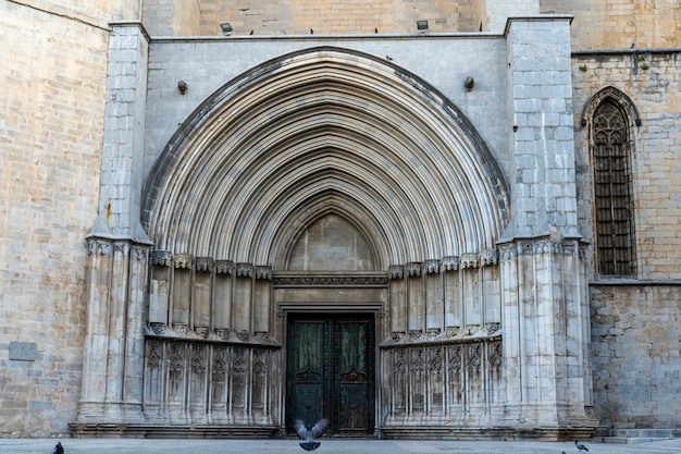 Side door of Girona Cathedral.