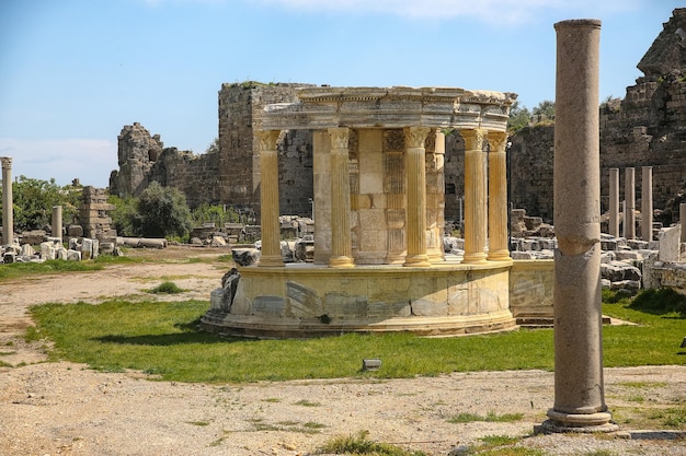 Side ruins in Turkey