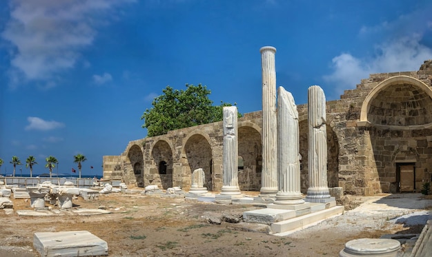 Side Turkey 18072021 Temple of Apollo in the Ancient city of Side in Antalya province of Turkey