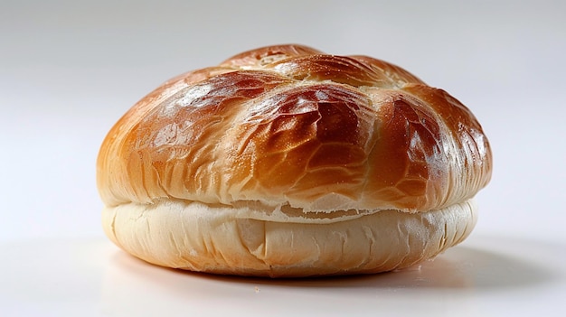 Side view of Baked products on white background