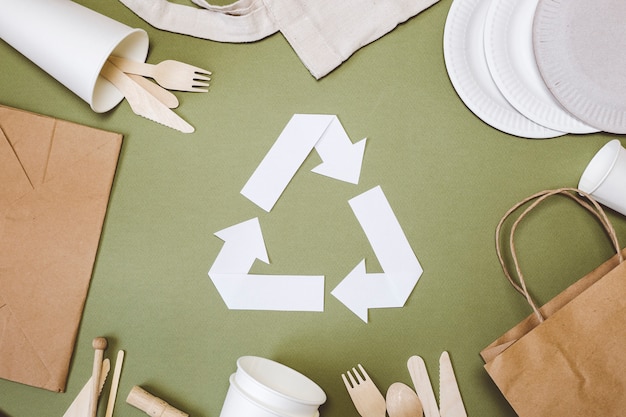 Sign eco-friendly. Recycling. Caring for the environment.  