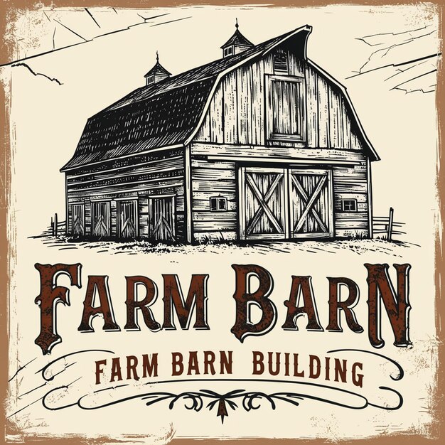 Photo a sign for farm farm farm farm building