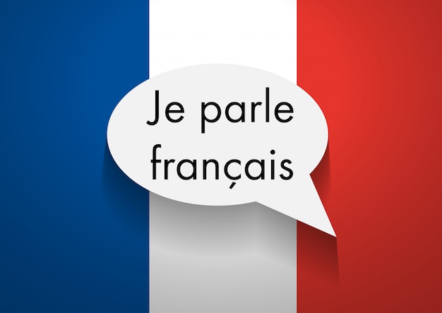 Photo sign speaking french