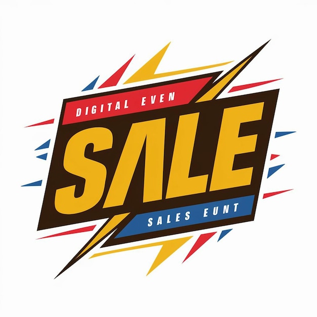 a sign that says digital sale on it