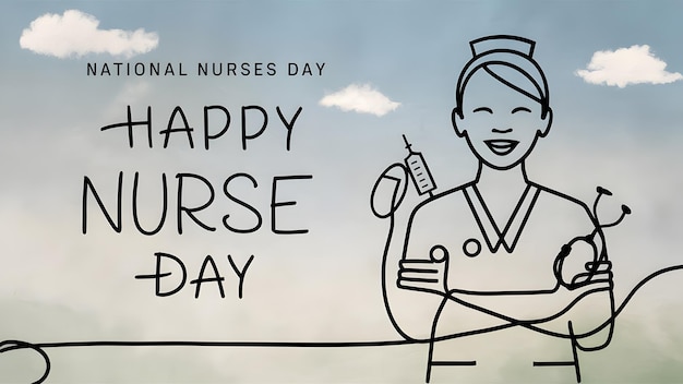 Photo a sign that says  nurse nurses day