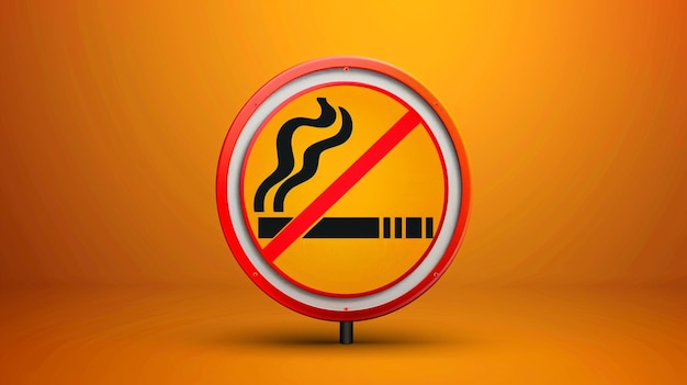 Sign warning vector no smoking ar 169