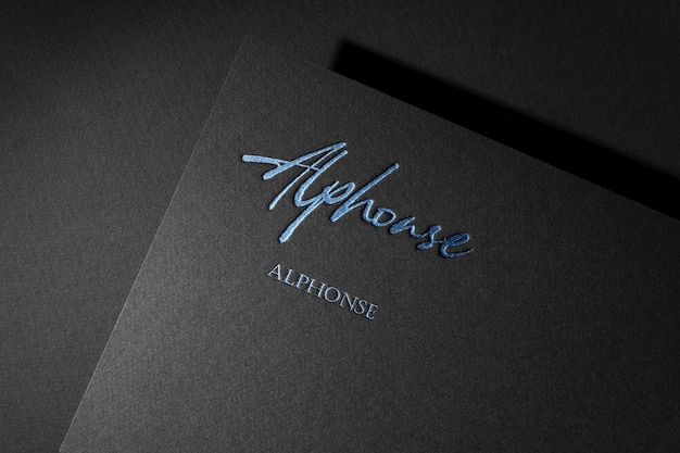 Photo signature name logo