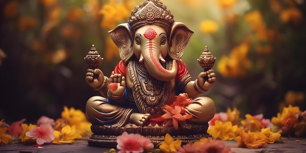 The Significance of Lord Ganesha the ElephantHeaded God in Hinduism Concept Hindu Deity Ganesha ElephantHeaded God Hindu Religion Symbolism